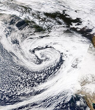<span class="mw-page-title-main">October 2021 Northeast Pacific bomb cyclone</span> North American bomb cyclone in 2021
