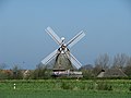 Die Oldsumer Windmühle gilt als Wahrzeichen des Ortes