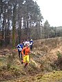 Orienteers on the edge of the forest - geograph.org.uk - 1801419.jpg