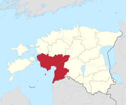 Location of Pärnu County