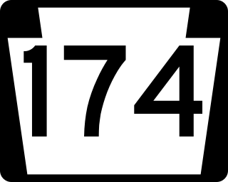 <span class="mw-page-title-main">Pennsylvania Route 174</span> State highway in Cumberland County, Pennsylvania, US