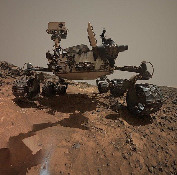 Curiosity rover on Mars (August 5, 2015)