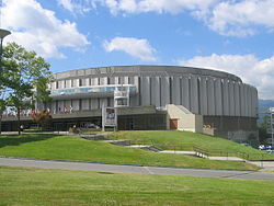 Pacific Coliseum hosted the figure skating events for the 2010 Winter Olympics in Vancouver. Pacificcoliseum.jpg