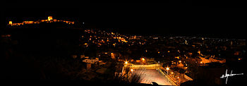 Panoramica Castillo de Lorca y barrios Altos