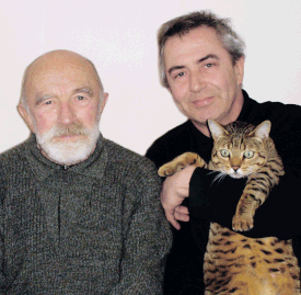 Bernard Parmegiani (links) mit Christian Zanesi