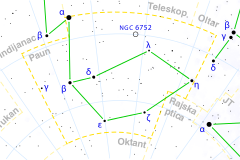 Pavo constellation map-bs.svg