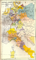 Mitteleuropa nach dem Frieden von Basel