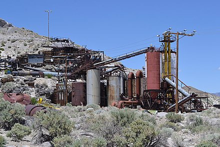Perlite mine in Owens Valley, California.