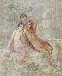 Panel Perzej i Andromeda u rimskom stilu iz Casa della Saffo