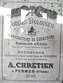 Forges de Pesmes, affiche des productions des Forges Dôloises