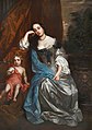 Peter Lely (1618-1680) (and studio) - Barbara Villiers (1641–1709), Countess of Castlemaine and Duchess of Cleveland, with Her Daughter, L - 1166191 - National Trust.jpg