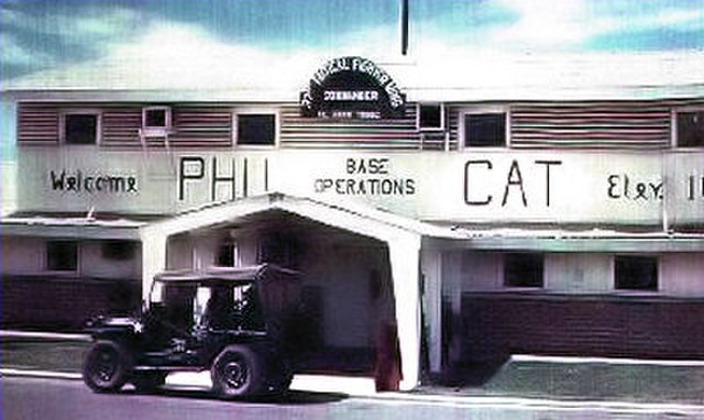 The Phù Cát base operations building in 1968