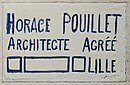 Plaka Mimarı H. Pouillet Touquet-Paris-Plage.jpg