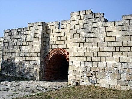 Part of the Pliska fortress.
