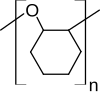 Strukturformel von Poly(cyclohexenoxid)