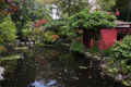 De Japanse tuin in Compton Acres