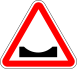 Road dip ahead (A2B)