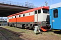 Čeština: Dieselelektrická lokomotiva T 478.1010 na prezentaci Prezidentského vlaku na pražském Masarykově nádraží.