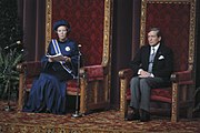Prince's Day 1980 Queen Beatrix reads Speech from the Throne (16 September 1980)
