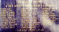 Plaque commémorative portant les noms des membres du réseau Johnny morts pour la France, située sur un mur près de l'église de la Trinité à Kerfeunteun