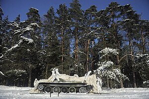 English: Military exercises of Guards Engineer Brigade and Engineer Camouflage Regiment of Russian army Русский: Учение гвардейской инженерно-саперной бригады и инженерно-маскировочного полка Вооруженных Сил РФ