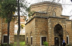 Dəfn edildiyi Şirin Xatun türbəsi - Muradiyə külliyəsi, Bursa