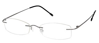 Rimless eyeglasses