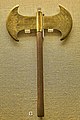 Replica of a ceremonial (?) Minoan double axe "Labrys", 16th - 11th cent. B.C. (?) Athens War Museum.