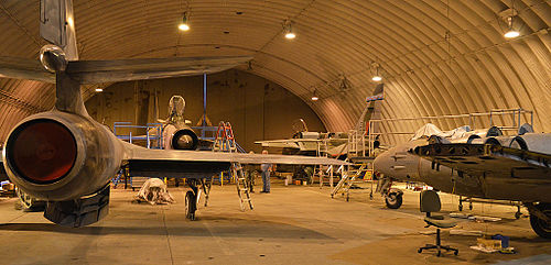 Restoration shelter - Bentwaters Cold War Museum (14172841494).jpg