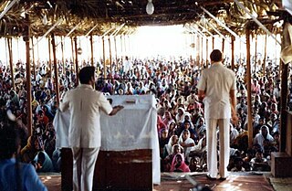 <span class="mw-page-title-main">Revival meeting</span> Series of Christian religious services