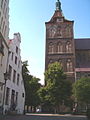 Turm der Marienkirche, links Altes Kantorat