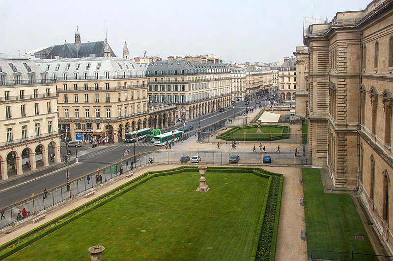 File:Rue de Rivoli as seen from the Musée du Louvre, 29 April 2011.jpg