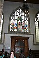 Stained glass window in Holy Trinity Church, Hull