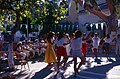 Samos-Pythagoreio-Fest am 6. August-08-Tanz auf Metaxa-Square-1987-gje.jpg