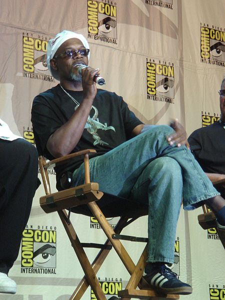 Samuel L. Jackson promoting the film at Comic-Con in July 2006