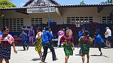 San Blas, Panama, Indiens Guna danse traditionnelle