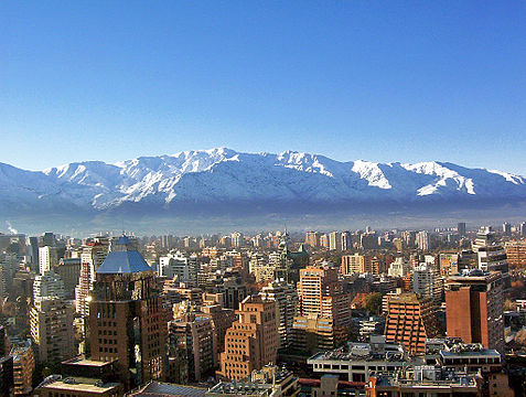 Santiago in the winter