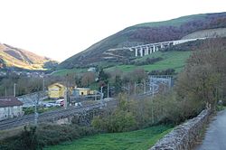 Skyline of Santiurde de Reinosa