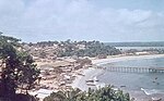 Le Wharf de Sassandra, au sud de la Côte d'Ivoire.