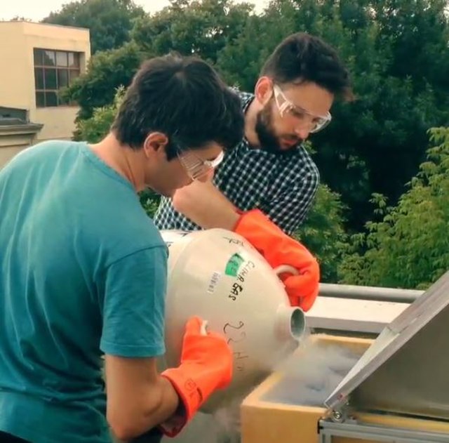 Microwave Radiometer calibration performed by employees of Research Center of R&D in Optoelectronics, Magurele (Romania).