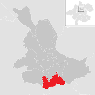 Lage der Gemeinde Scharten im Bezirk Eferding (anklickbare Karte)