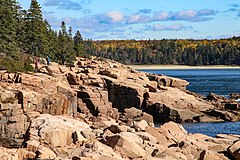 Image 38Rocky shoreline in Acadia National Park (from Maine)