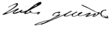 Signature de Jules Guesde