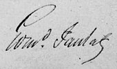 signature de Pierre Edmond Edouard Faulat