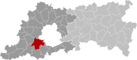 Localisation de Leeuw-Saint-Pierre
