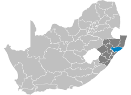 Roi Cetshwayo District Municipalité - Location