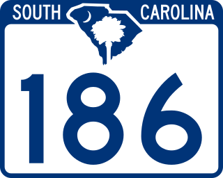 <span class="mw-page-title-main">South Carolina Highway 186</span> State highway in South Carolina