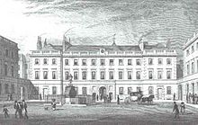 Barts' courtyard in the early 19th century StBart.jpg