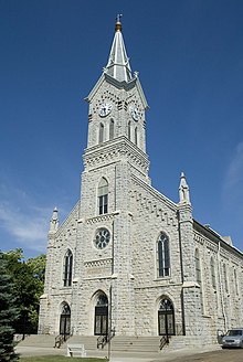 St. Mary's Catholic Church was built in 1882, although the congregation had existed since the late 1840s. In 2016, St. Mary's merged with two other area Catholic parishes to form St. John XXIII Catholic Parish.