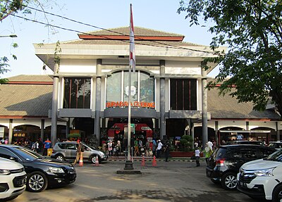 Surabaya Gubeng Station, main station served Surabaya